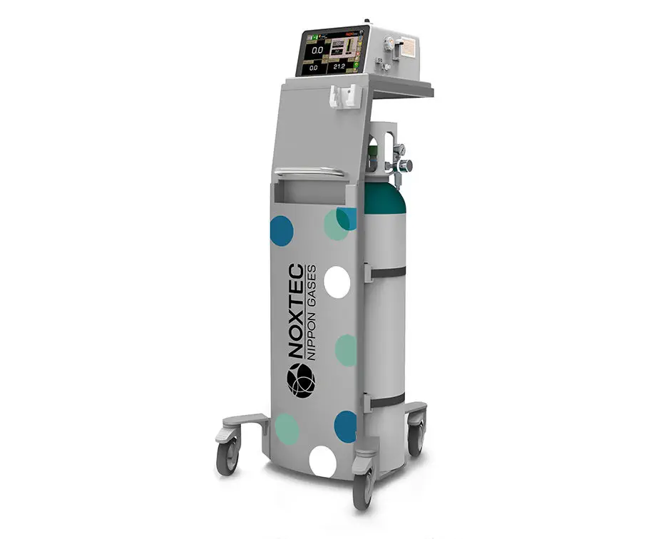 NOXtec Serisi + NO Gazı cihaz ve taşıma arabası
